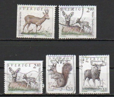 Sweden, 1992, Wildlife, Set, USED - Used Stamps