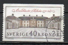 Sweden, 1990, Övedskloster Castle, 40kr, USED - Usados