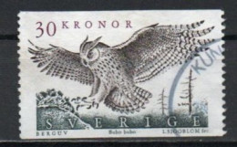 Sweden, 1989, Eagle Owl, 30kr, USED - Used Stamps