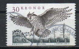 Sweden, 1989, Eagle Owl, 30kr, USED - Gebruikt