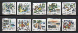 Sweden, 1988, Rebate Stamps/Midsummer Festival, Set, USED - Gebruikt