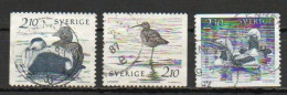 Sweden, 1986, Water Birds, Set, USED - Gebraucht