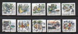 Sweden, 1988, Rebate Stamps/Midsummer Festival, Set, USED - Oblitérés