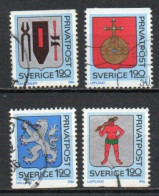 Sweden, 1986, Arms Of Swedish Provinces, Set, USED - Gebraucht