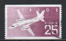 Sweden, 1987, Swedish Aviation Industry, 25kr, USED - Oblitérés