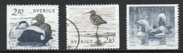 Sweden, 1986, Water Birds, Set, USED - Oblitérés