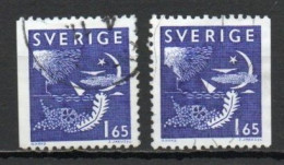 Sweden, 1981, Night & Day, 1.65kr/2 X Perf 3 Sides, USED - Oblitérés