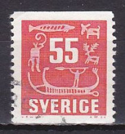 Sweden, 1957, Rock Carvings, 55ö, USED - Gebruikt