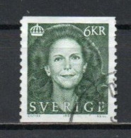 Sweden, 1995, Queen Silvia, 6kr, USED - Used Stamps