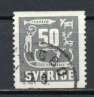 Sweden, 1954, Rock Carvings, 50ö, USED - Used Stamps
