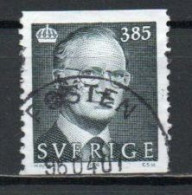 Sweden, 1995, King Carl XVI Gustaf, 3.70kr, USED - Used Stamps