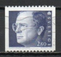 Sweden, 1991, King Carl XVI Gustaf, 2.80kr, USED - Oblitérés