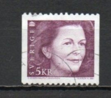 Sweden, 1991, Queen Silvia, 5kr, USED - Used Stamps