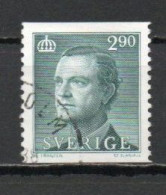 Sweden, 1986, King Carl XVI Gustaf, 2.90kr, USED - Used Stamps