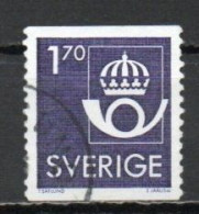 Sweden, 1986, New Post Office Emblem, 1.70kr, USED - Gebruikt