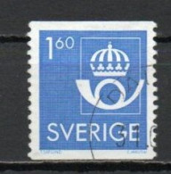 Sweden, 1985, New Post Office Emblem, 1.60kr, USED - Usados