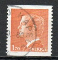 Sweden, 1978, King Carl XVI Gustaf, 1.70kr, USED - Gebruikt