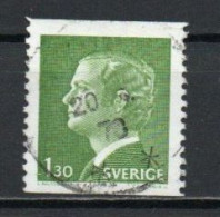 Sweden, 1978, King Carl XVI Gustaf, 1.30kr/Perf 2 Sides, USED - Usati