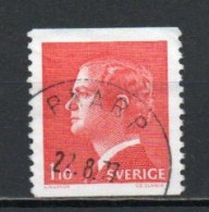Sweden, 1975, King Carl XVI Gustaf, 1.10kr/Perf 2 Sides, USED - Used Stamps