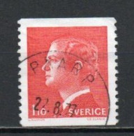 Sweden, 1975, King Carl XVI Gustaf, 1.10kr/Perf 2 Sides, USED - Gebruikt