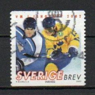 Sweden, 2002, World Ice Hockey Championships, Letter, USED - Gebraucht