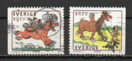 Sweden, 2002, Chinese New Year Of Horse, Set, USED - Used Stamps