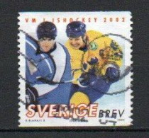 Sweden, 2002, World Ice Hockey Championships, Letter, USED - Gebruikt