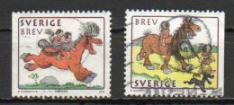 Sweden, 2002, Chinese New Year Of Horse, Set, USED - Gebruikt