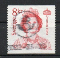 Sweden, 2000, Queen Silvia, 8Kr, USED - Used Stamps