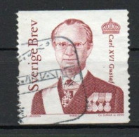 Sweden, 2003, King Carl XVI Gustaf, Letter/Brown Carmine, USED - Oblitérés