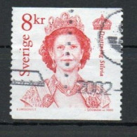 Sweden, 2000, Queen Silvia, 8Kr, USED - Gebruikt