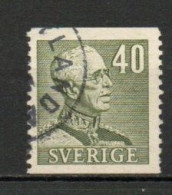 Sweden, 1940, King Gustaf V, 40ö, USED - Gebruikt