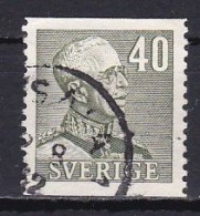 Sweden, 1940, King Gustaf V, 40ö, USED - Gebraucht