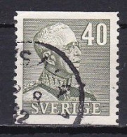 Sweden, 1940, King Gustaf V, 40ö, USED - Gebruikt