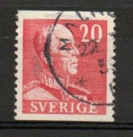 Sweden, 1939, King Gustaf V, 20ö/Small '20'/Perf 2 Sides, USED - Usados