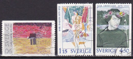 Sweden, 1978, Swedish Painters, Set, - Usati