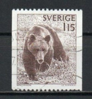 Sweden, 1978, Brown Bear, 1.15kr, USED - Oblitérés