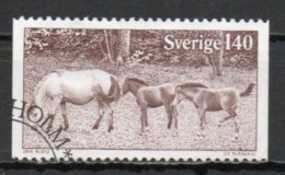 Sweden, 1977, Gotland Ponies, 1.40kr, USED - Usados