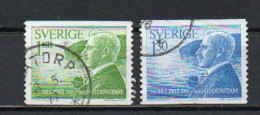 Sweden, 1976, Nobel Prize Winners 1916, Set, USED - Usati