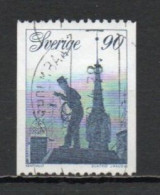 Sweden, 1976, Chimney Sweep, 90ö, USED - Oblitérés