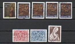 Sweden, 1975, Christmas, Set, USED - Gebruikt