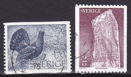 Sweden, 1975, Capercaille & Rök Stone, Set, USED - Used Stamps