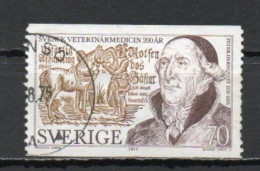 Sweden, 1975, Swedish Veterinary Medicine Bicentenary, 70ö, USED - Used Stamps