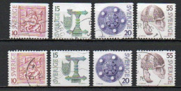 Sweden, 1975, Archaeological Discoveries, Set, USED - Gebraucht