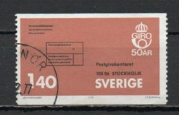 Sweden, 1975, Postal Giro 50th Anniv, 1.40kr, USED - Gebraucht