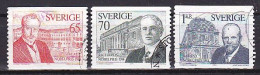 Sweden, 1974, Nobel Prize Winners 1914, Set, USED - Gebruikt