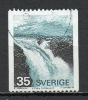 Sweden, 1974, Stora Waterfall, 35ö, USED - Gebraucht