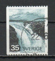 Sweden, 1974, Stora Waterfall, 35ö, USED - Gebruikt