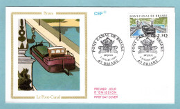 FDC France 1990 - Pont-Canal De Briare - YT 2658 - 45 Briare - 1990-1999