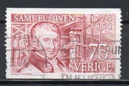 Sweden, 1974, Samuel Owen, 75ö, USED - Gebruikt